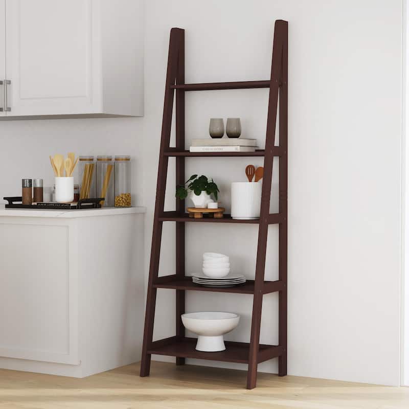 Freya 5-tier Ladder Bookshelf