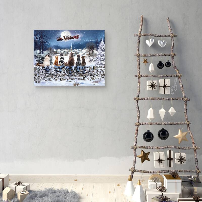 Christmas Cats by The Macneil Studio Canvas Art Print