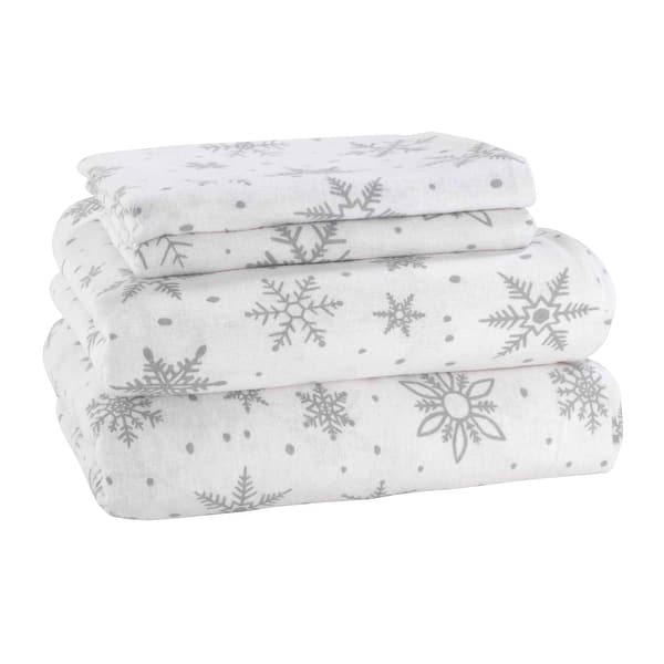 slide 2 of 3, Avanti Linens Winter Wonderland Flannel King Sheet Set