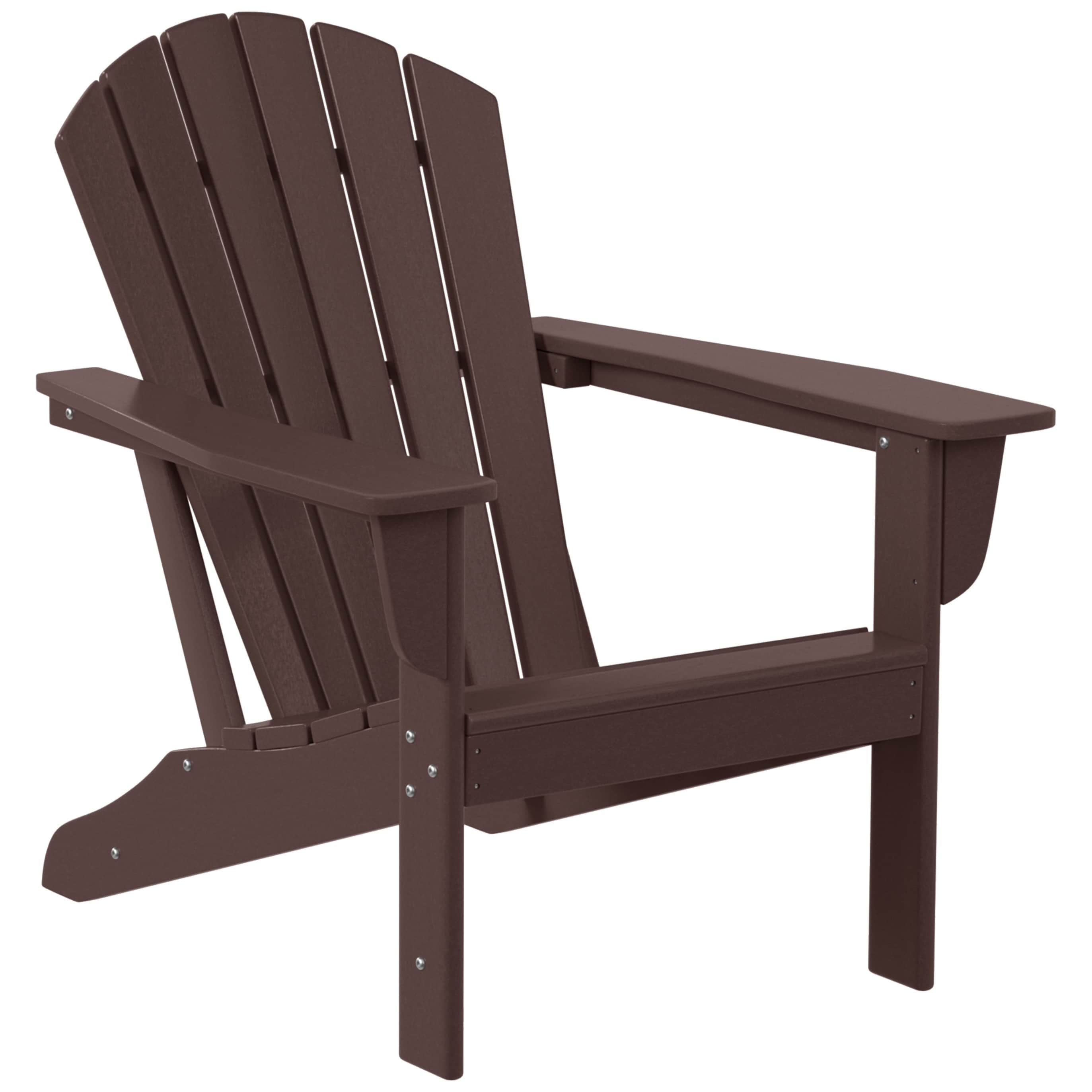 Altura Outdoor Eco-Friendly All Weather Poly Patio Adirondack Chair - Deep Seating