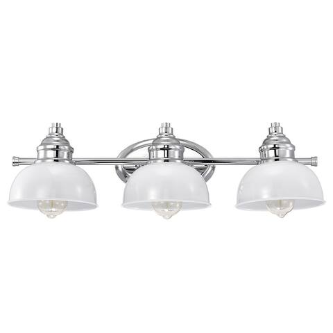 3-Light Dimmable Bath Vanity Light - 7.5"x26"x7.5"