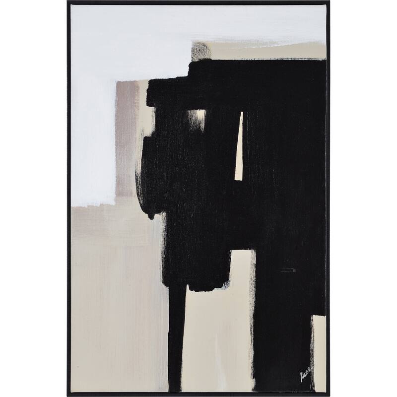 Renwil Telesto 24" Wide Canvas Art, Black