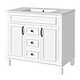 preview thumbnail 9 of 25, 36" Bathroom Vanity with Top Sink, Mirror Cabinet, Modern Bathroom Storage Cabinet with 2 Soft Closing Doors and 2 Drawers
