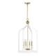 Option White with Warm Brass Accents