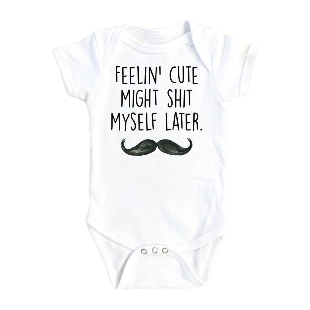 Poop Myself - Baby Boy Girl Clothes Infant Bodysuit Funny Cute Newborn