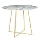preview thumbnail 7 of 11, Silver Orchid Pugo Goldtone Dining Table - N/A