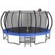 preview thumbnail 1 of 5, Trampoline Kids and Adults Outdoor Jumbo Round 16 Ft Trampoline with Enclosure