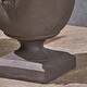 preview thumbnail 15 of 15, Simba Roman Lionhead Accents Chalice Lightweight Concrete Garden Urn Planter by Christopher Knight Home