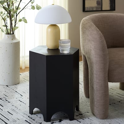 SAFAVIEH Home Barahan End Table - 16"W x 14"D x 19"H