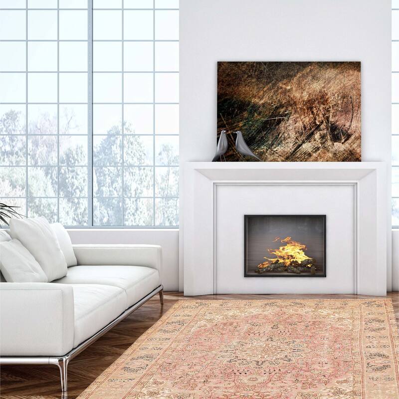 ECARPETGALLERY Hand-knotted Antalya Vintage Pink Wool Rug - 6'5 x 9'3