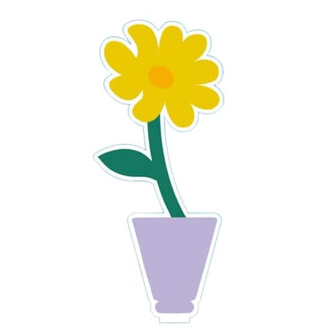 Flower Shape Card Holders Anti-Slip Acrylic Convenient Use Photo Holder Home Decoration
