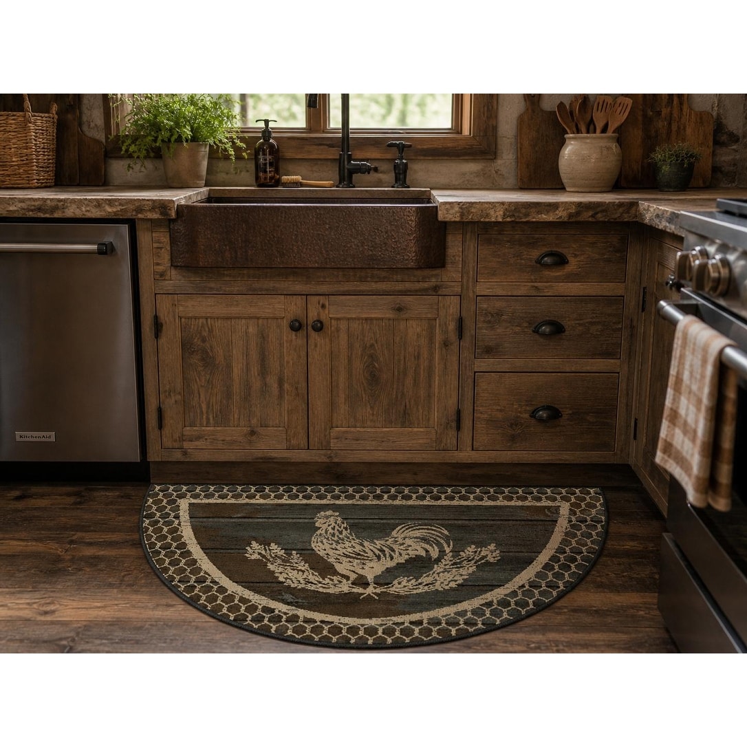 American Destination Farm Life Nylon Washable Lodge Rug