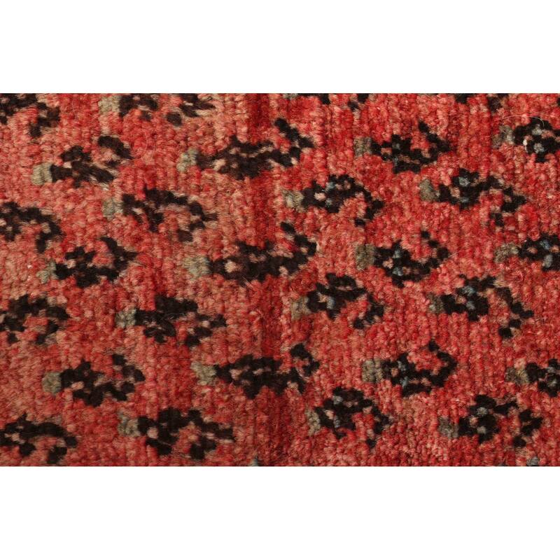 ECARPETGALLERY Hand-knotted Andelz Red Wool Rug - 2'6 x 6'1