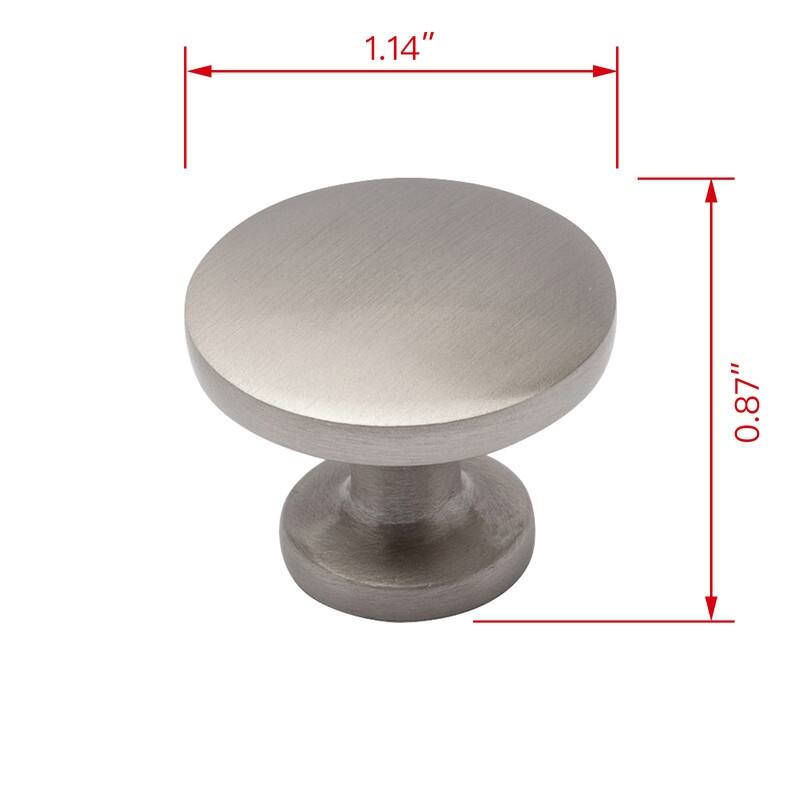 Utopia Alley Emme Cabinet Ring Pull Knob - Decorative Cabinet Drop Pull Knobs, Drawer Knobs 1.14"