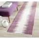 preview thumbnail 10 of 65, SAFAVIEH Handmade Flatweave Montauk Inguna Casual Cotton Rug 2'3" x 6' Runner - Purple
