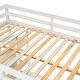 preview thumbnail 9 of 25, Modern Full Size Loft Bed With Desk And Shelves,Space Storage for Bedroom