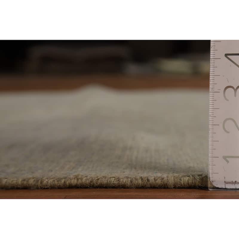 Hand Knotted Oriental 100% Wool Carpet Modern Modern Beige & Ivories Gabbeh Area Rug - 5' 10'' X 4' 3''