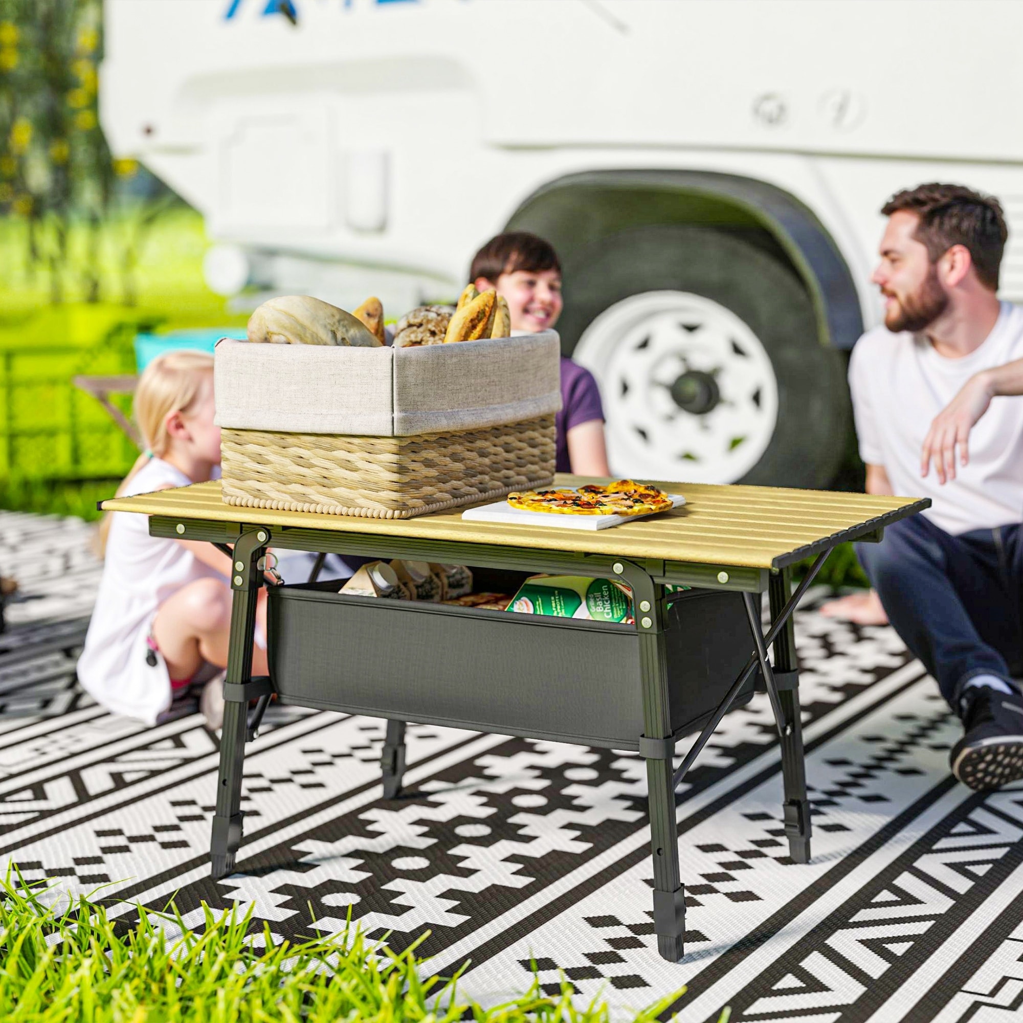 Coleman Portable Camping Kitchen Table Kinggear Outdoor Portable