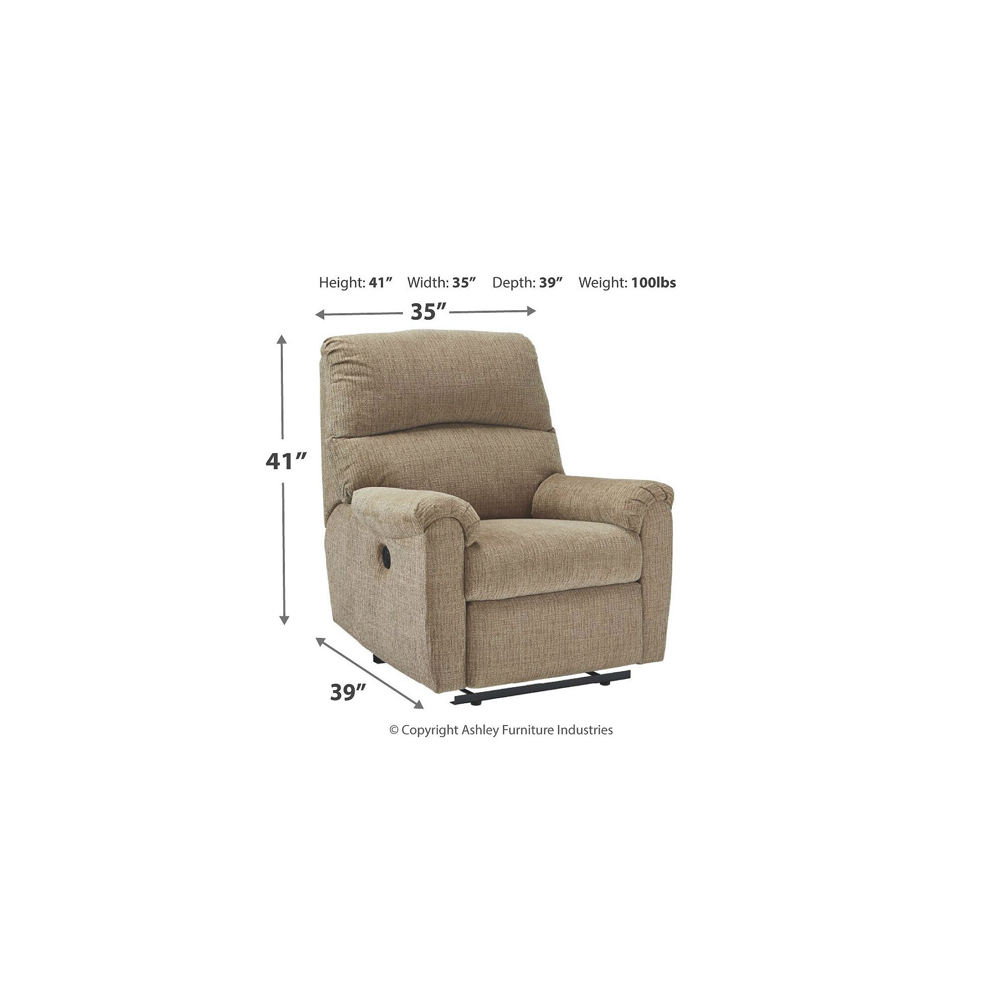 Mcteer mocha power recliner deals