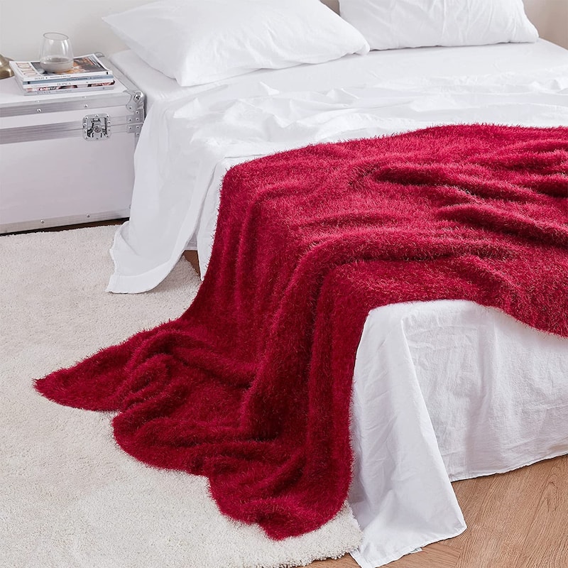 Cozy Potato® Crazy Messy Plush Throw Blanket