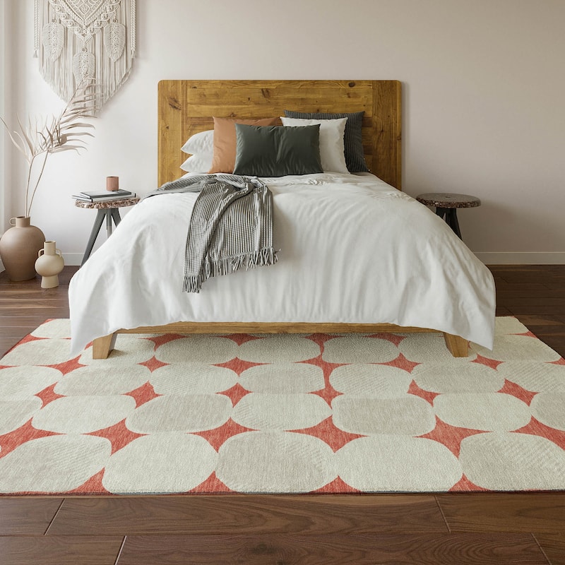 Premium Washable Super Soft Mid Century Modern Mayfield Rug
