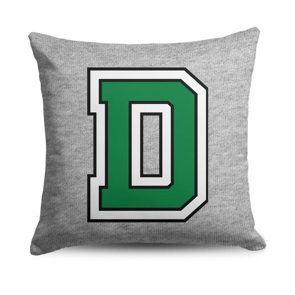 slide 2 of 20, NCAA Ivy League 16 Inch Sweatshirt Pillow 16x16 inches - Dartmouth College Big Green