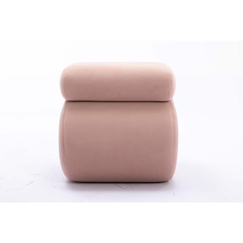 Modern S-shape Ottoman Makeup Stool Footstool for Living Room,Bedroom