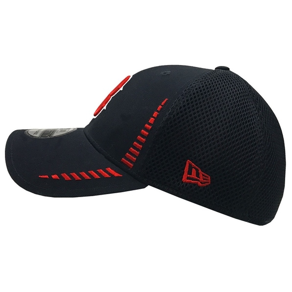 red sox fitted mesh hat