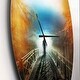 preview thumbnail 3 of 8, Designart 'Life after Death Large Tunnel' Oversized Landscapes Wall CLock
