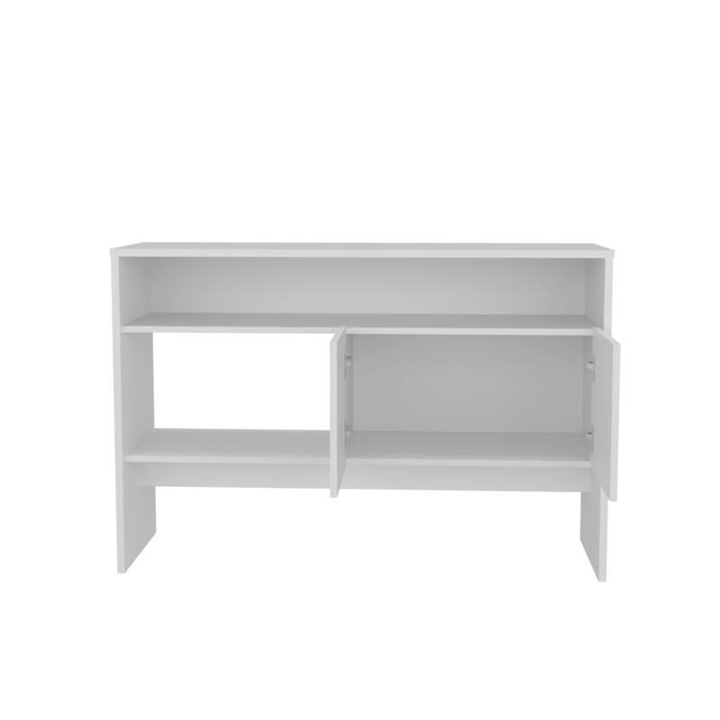 Console Table 31.8" H, with 2 Doors and 3 Shelves