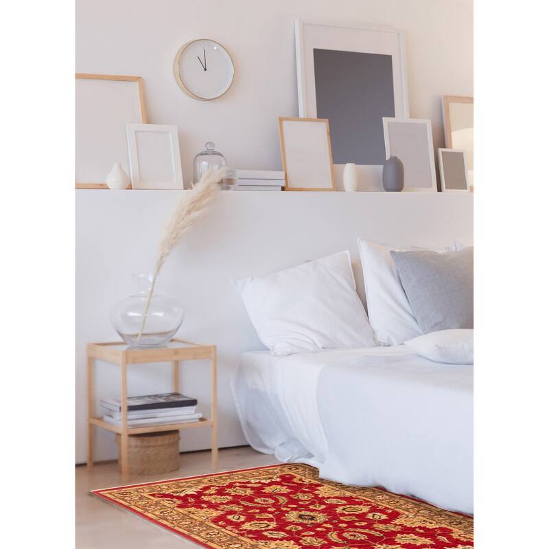 ECARPETGALLERY Hand-knotted Jamshidpour Red Wool Rug - 3'0 x 5'0