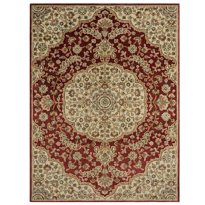 Home Dynamix Royalty Medallion Traditional Area Rug