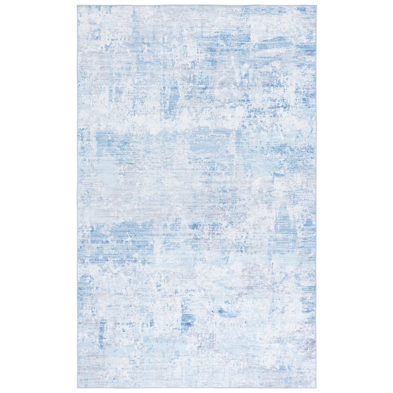 SAFAVIEH Malibu Kathaleen Modern & Contemporary Rug. - 6' Square - Grey/Light Blue