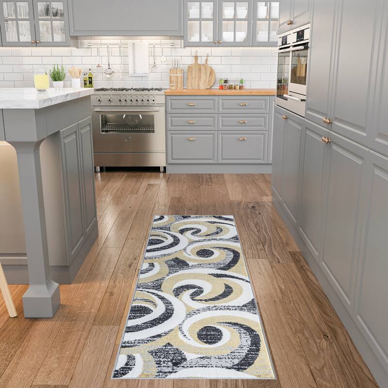 Wyman Modern & Contemporary Abstract Indoor Area Rug