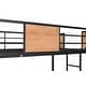 preview thumbnail 6 of 16, Metal Bunk Bed Twin over Full Size with Trundle for 3, Heavy-duty Metal Bedframe with Guard Rails,Triple Metal Bunk Bed Frame