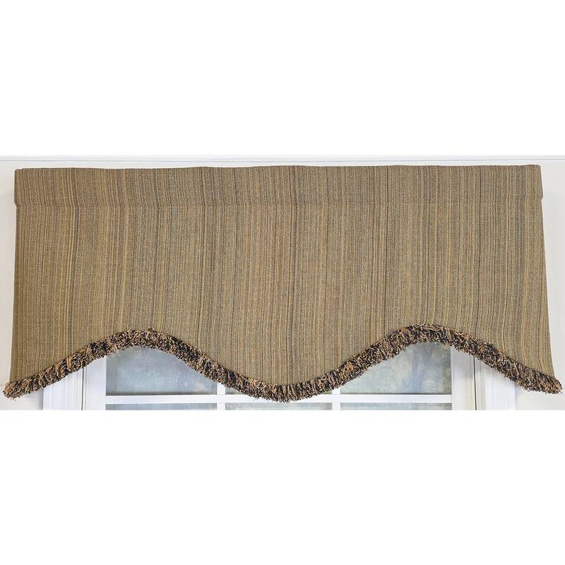 RLF Home Dark Wood Cornice Valance