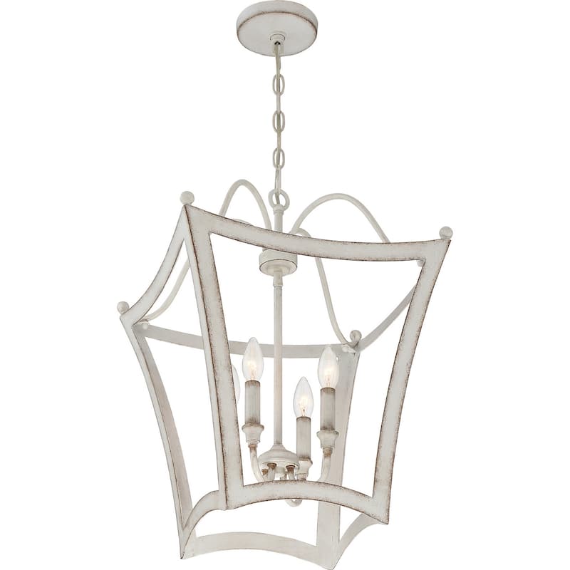 Summerford 4-Light Pendant in Antique White