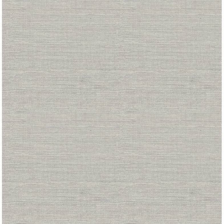 Brewster Bluestem Dove Grasscloth Wallpaper - 20.5in x 396in x 0.025in