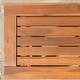 preview thumbnail 7 of 14, Middlebrook Surfside Acacia Wood X-frame Outdoor Bench