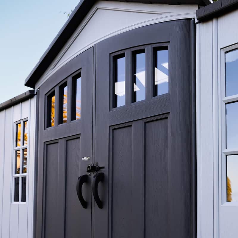Lifetime 10 Ft. X 8 Ft. Dual Entry Outdoor Storage Shed (60467)