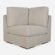 preview thumbnail 1 of 5, Uttermost 238-C-REFUGE Refuge 38" Wide Polyester Sectional Corner Sand