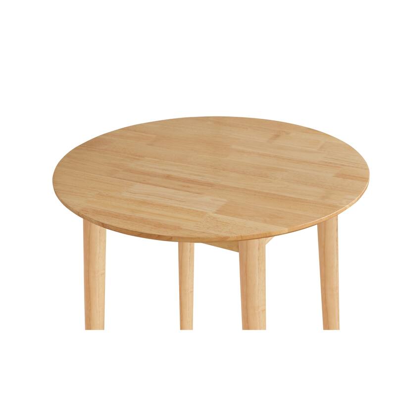 Round Table,All Solid Wood,Can sit 2-4 people diameter 31.5 inches