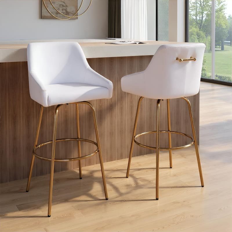 Hannah 26" Fixed-Height Counter Stool - Set of 2 - Bar Height