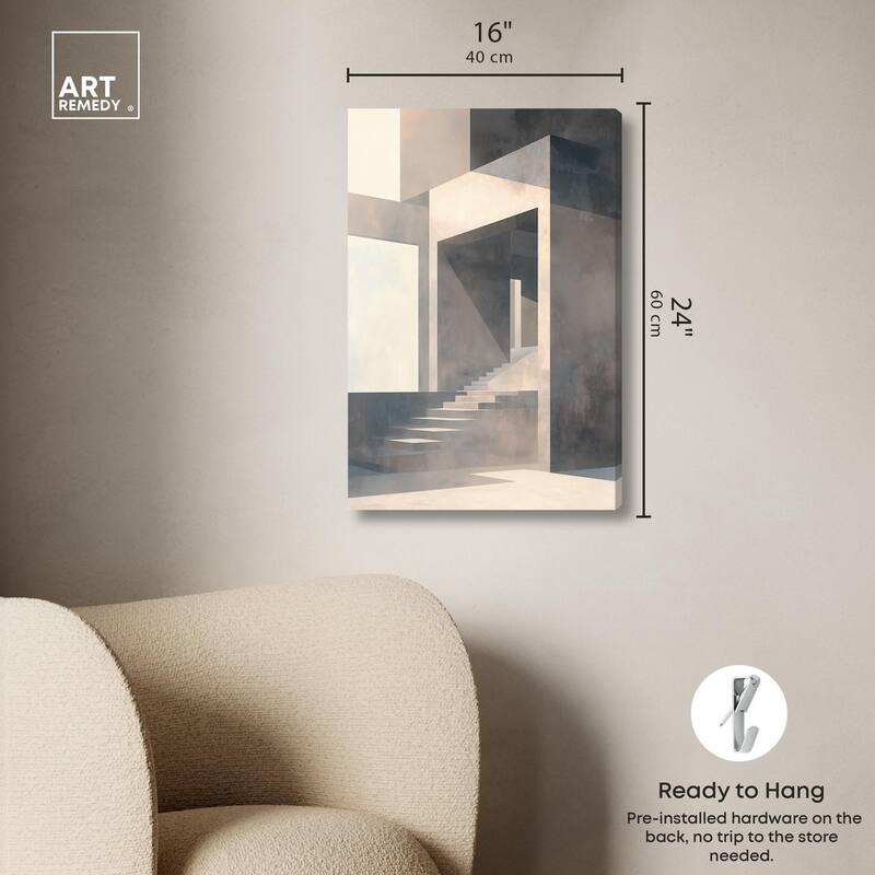 Stark Perspective Canvas by Art Remedy, Gallery Wrapped