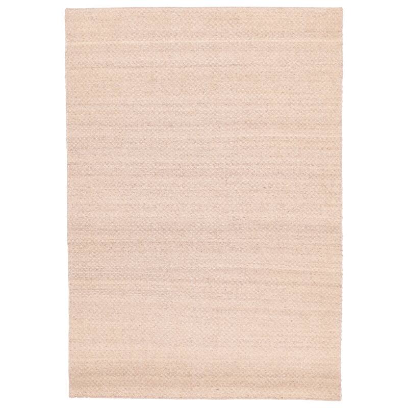 ECARPETGALLERY Braid weave Sienna Taupe Wool Rug - 5'4 x 7'7