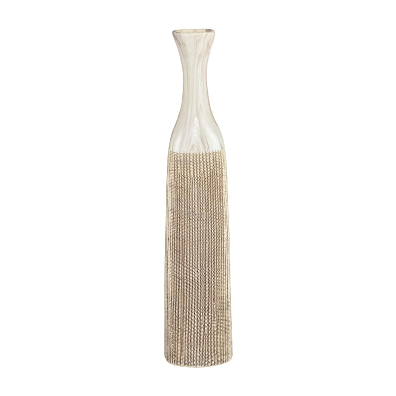 Elk Home Rollins Ivory Earthenware 5.25 Inch Wide Vase