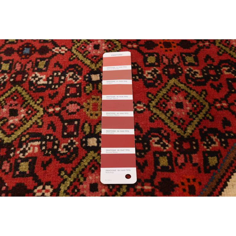 ECARPETGALLERY Hand-knotted Andelz Red Wool Rug - 5'0 x 6'6