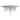 South Ponto Aluminum 64-inch Square Lattice-patterned Dining Table