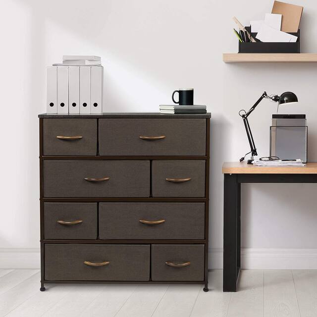 Dresser w/ 8 Drawers Furniture Storage & Chest Tower for Bedroom