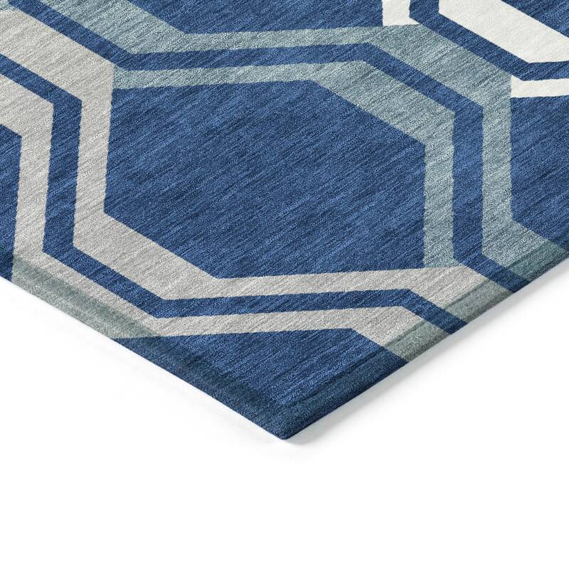 Machine Washable Indoor/ Outdoor Contemporary Dimensions Chantille Rug